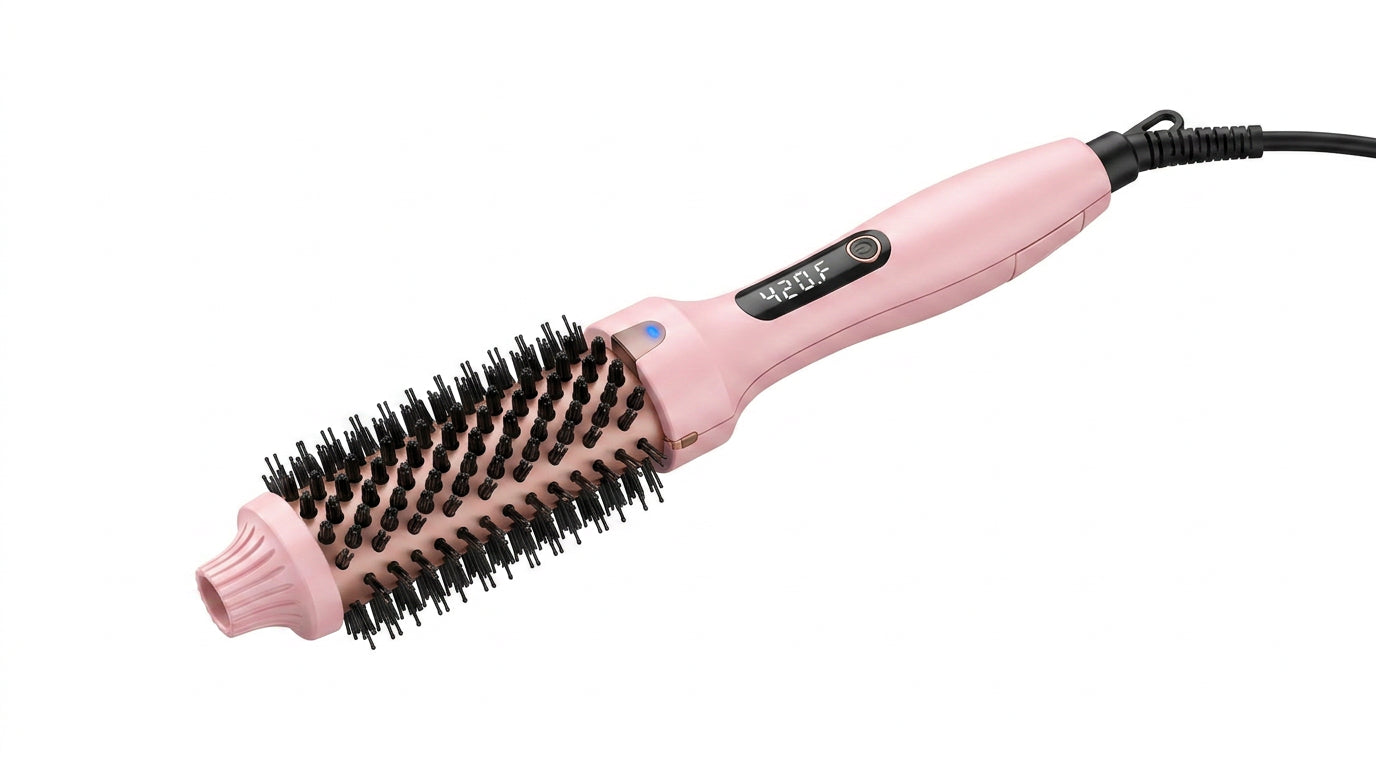 Cepillo Térmico Iónico CALDANIA — Edición Rosa